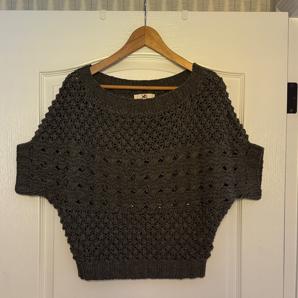 Ya Los Angeles Dark Gray Knit Sweater